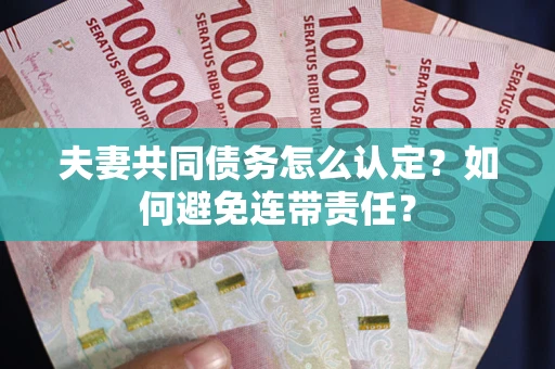 武汉夫妻共同债务怎么认定？如何避免连带责任？
