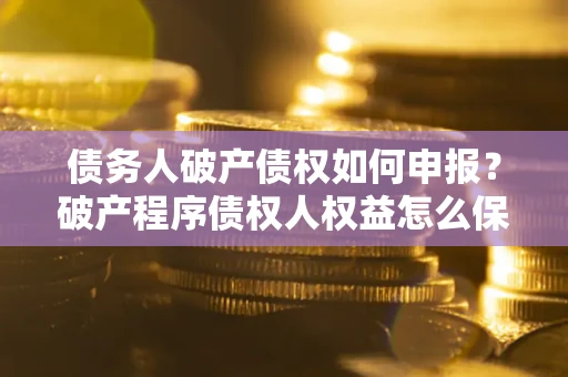 武汉债务人破产债权如何申报？破产程序债权人权益怎么保障？