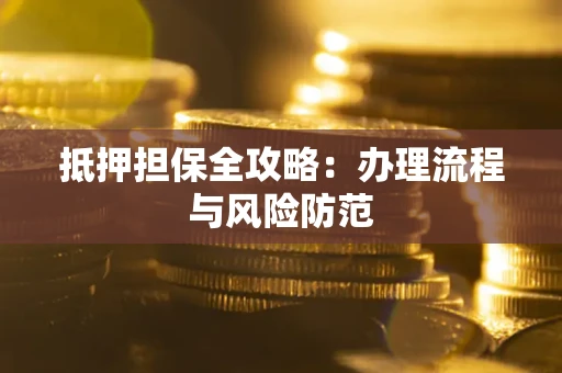 武汉抵押担保全攻略：办理流程与风险防范