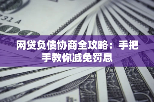 武汉网贷负债协商全攻略：手把手教你减免罚息