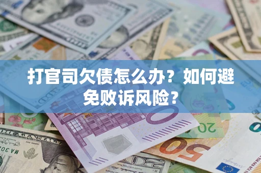 武汉打官司欠债怎么办？如何避免败诉风险？