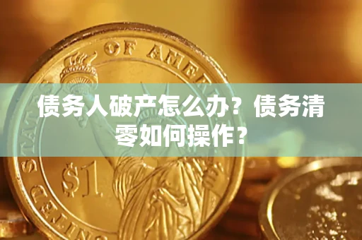 武汉债务人破产怎么办？债务清零如何操作？