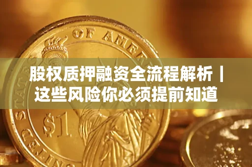 武汉股权质押融资全流程解析｜这些风险你必须提前知道