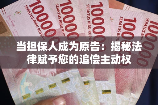 武汉当担保人成为原告：揭秘法律赋予您的追偿主动权