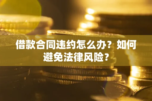 武汉借款合同违约怎么办？如何避免法律风险？