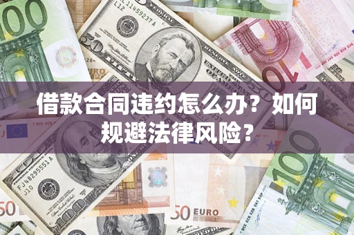 武汉借款合同违约怎么办？如何规避法律风险？